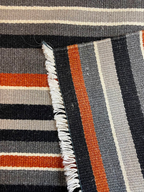 Turkish Striped Kilim 4'7 x 6'3