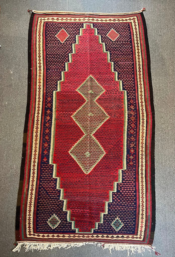 Kurdish Kilim 4'9 x 8'11