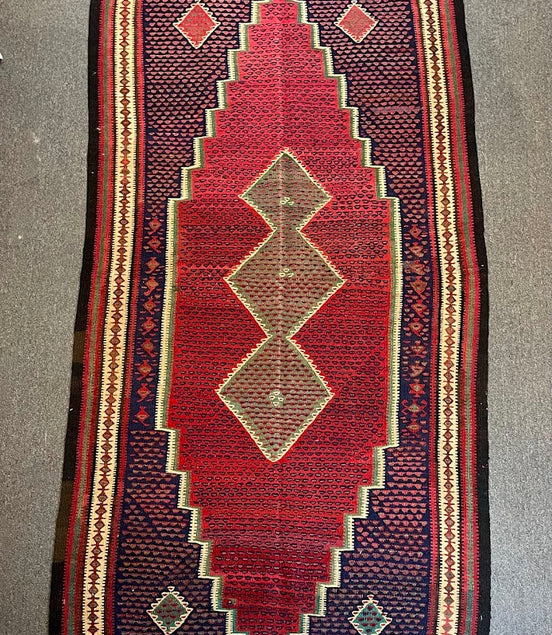 Kurdish Kilim 4'9 x 8'11