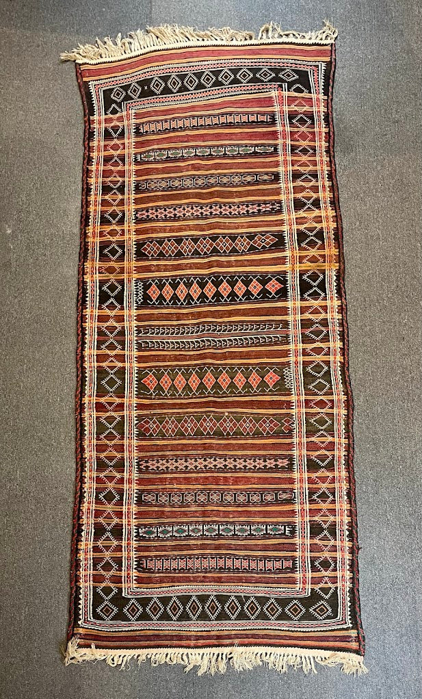 Afghan Maldari Cicim 3'9 x 9'2