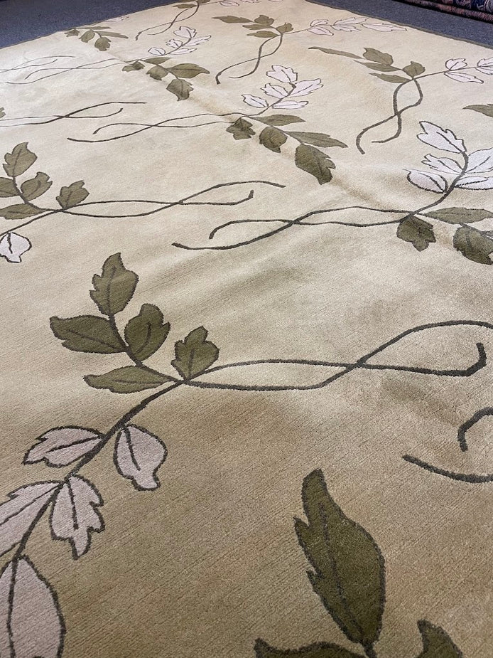 Tibetan Contemporary Leaf 6'0 x 8'11