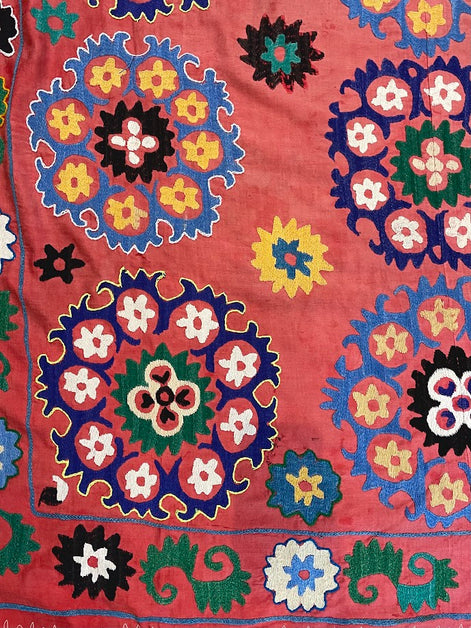 Uzbek Suzani 4'8 x 6'4