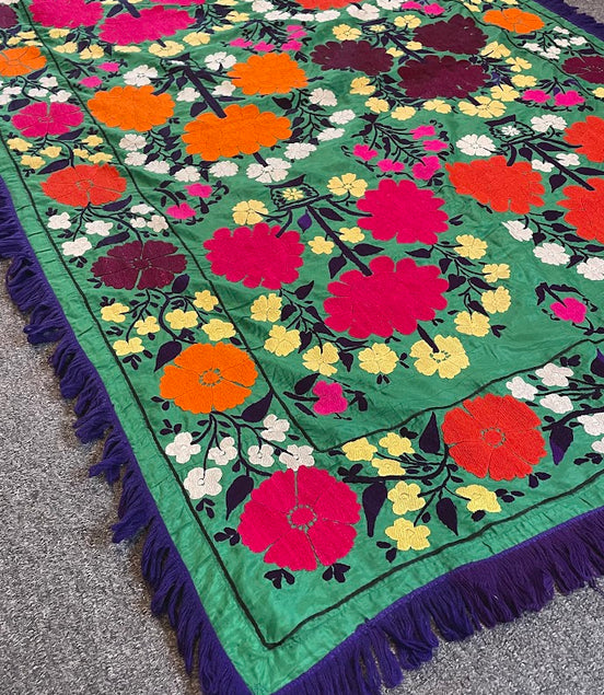 Uzbek Suzani 3'8 x 5'2