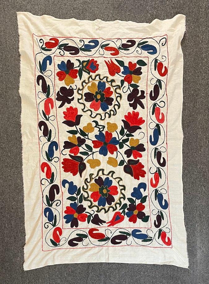 Uzbek Suzani 3'0 x 4'5