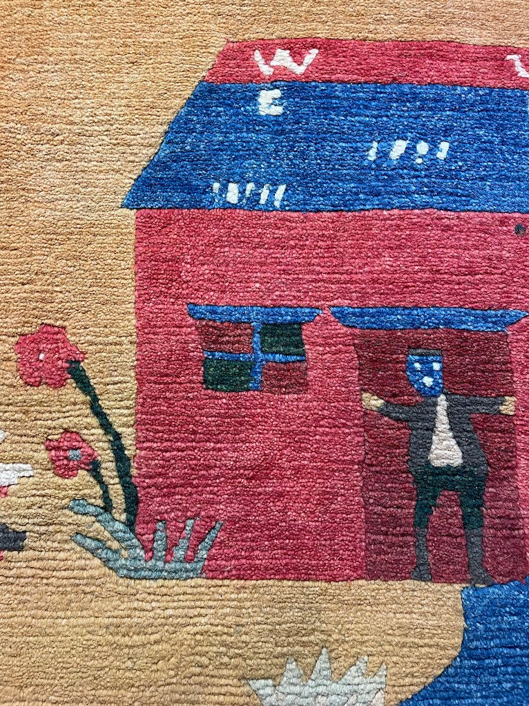 Tibetan Village 6'0 x 8'9