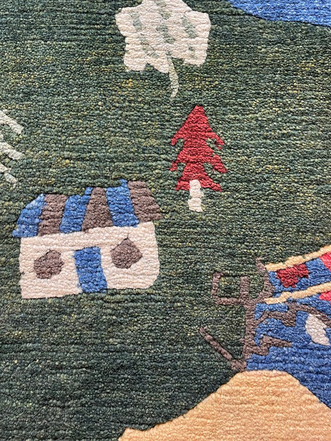 Tibetan Village 6'0 x 8'9