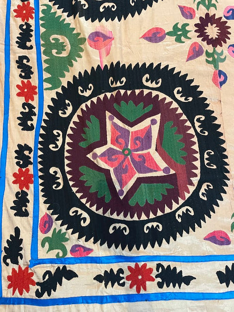 Antique Uzbek Suzani 5'5 x 6'3