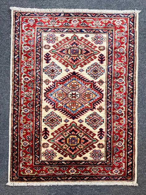 Afghan Hazara Mini Rug 2'0 x 2'10