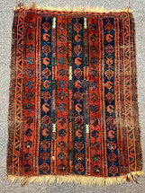 Antique Persian Paisley Mini Rug 2'1 x 2'9