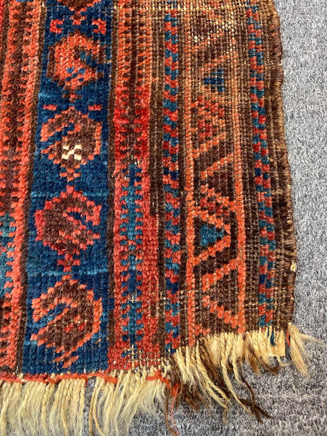 Antique Persian Paisley Mini Rug 2'1 x 2'9