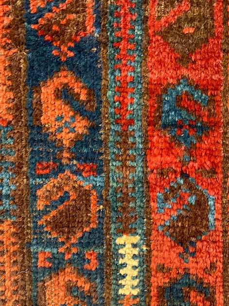 Antique Persian Paisley Mini Rug 2'1 x 2'9