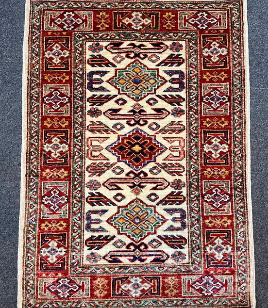 Afghan Hazara Mini Rug 2'2 x 3'0