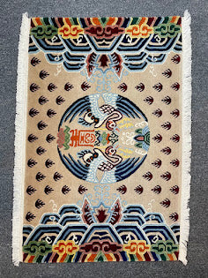 Tibetan Phoenix Mini Rug 1'11 x 3'0