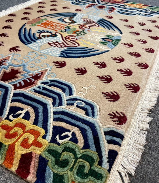Tibetan Phoenix Mini Rug 1'11 x 3'0