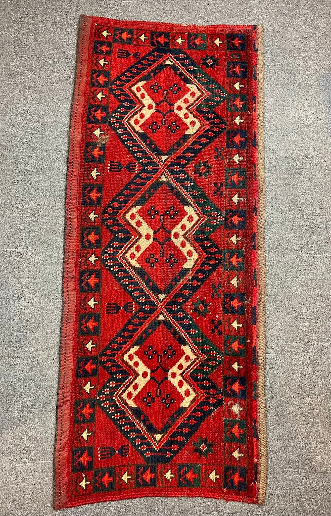 Uzbek Ersari Mini Rug 1'9 x 4'5