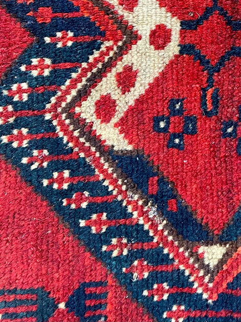 Uzbek Ersari Mini Rug 1'9 x 4'5