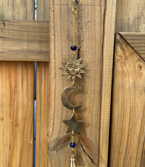 Sun Moon and Stars Wind Chime