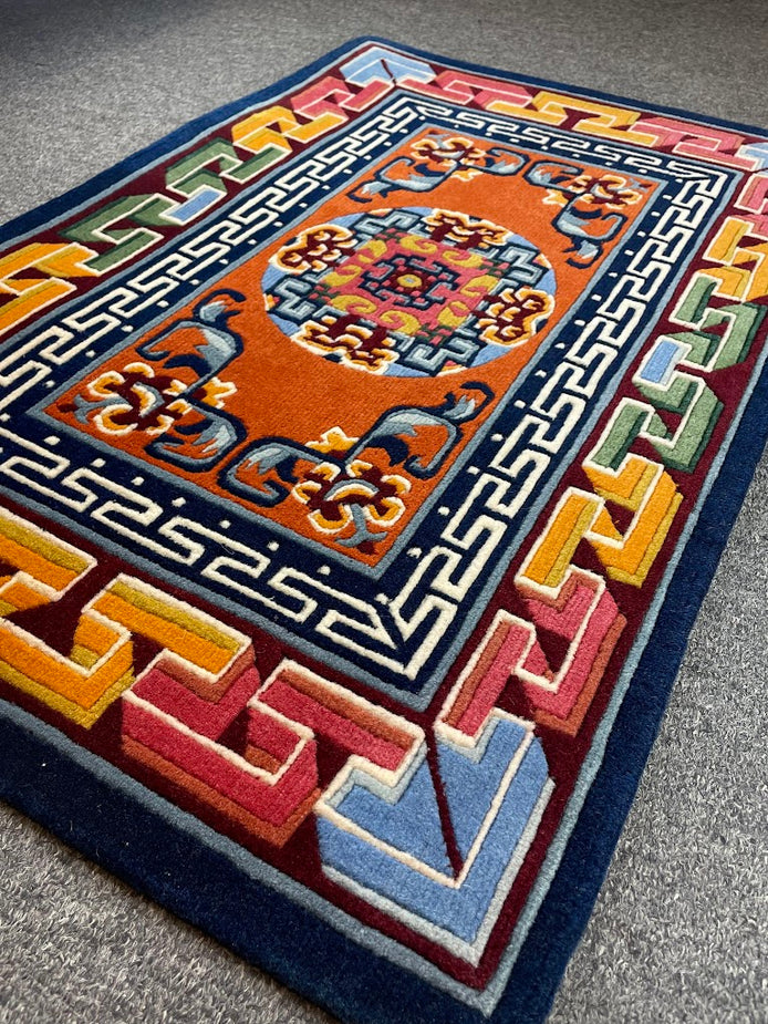 Tibetan Double Dorjee 1'10 x 2'11