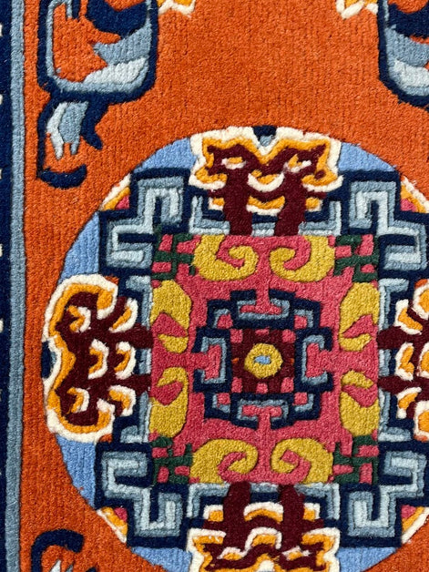 Tibetan Double Dorjee 1'10 x 2'11