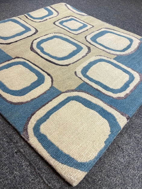 Modern Tibetan Silk/Wool Combo 2'0 x 2'0