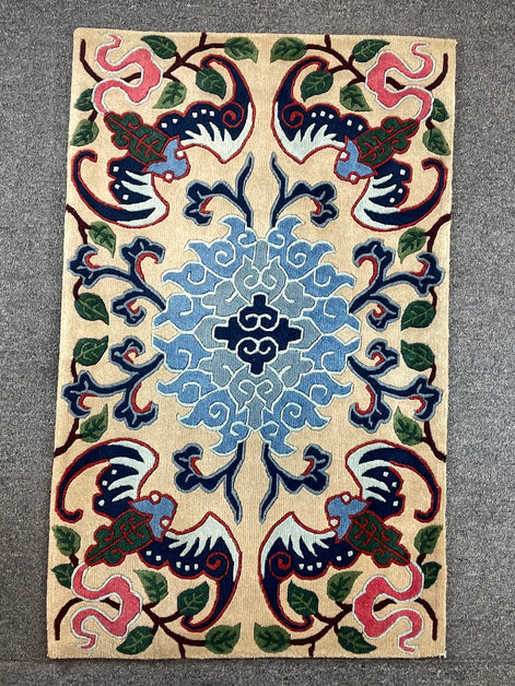 Tibetan Lotus Phoenix 1'11 x 3'0