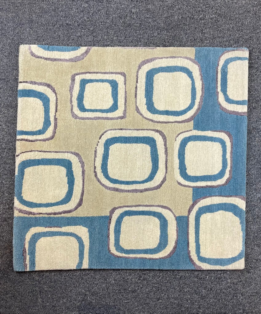 Modern Tibetan Silk/Wool Combo 2'0 x 2'0