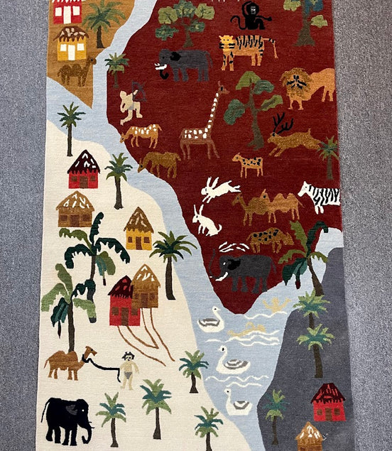 Tibetan Village 2'11 x 5'0