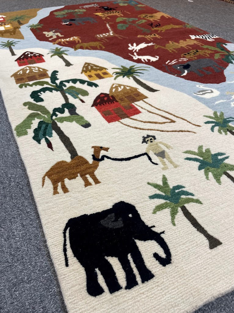 Tibetan Village 2'11 x 5'0