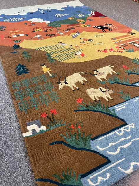 Tibetan Village 3'1 x 5'1