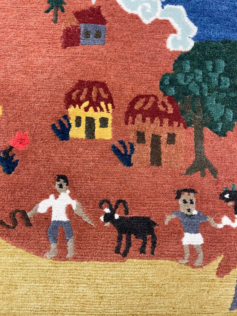 Tibetan Village 3'1 x 5'1