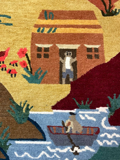 Tibetan Village 3'1 x 5'1