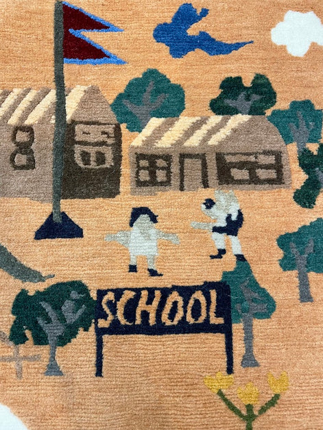 Tibetan Village 2 3'0 x 5'0