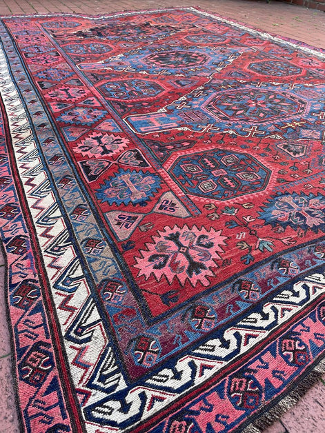 Antique Caucasian Sumak 6'10 x 10'5