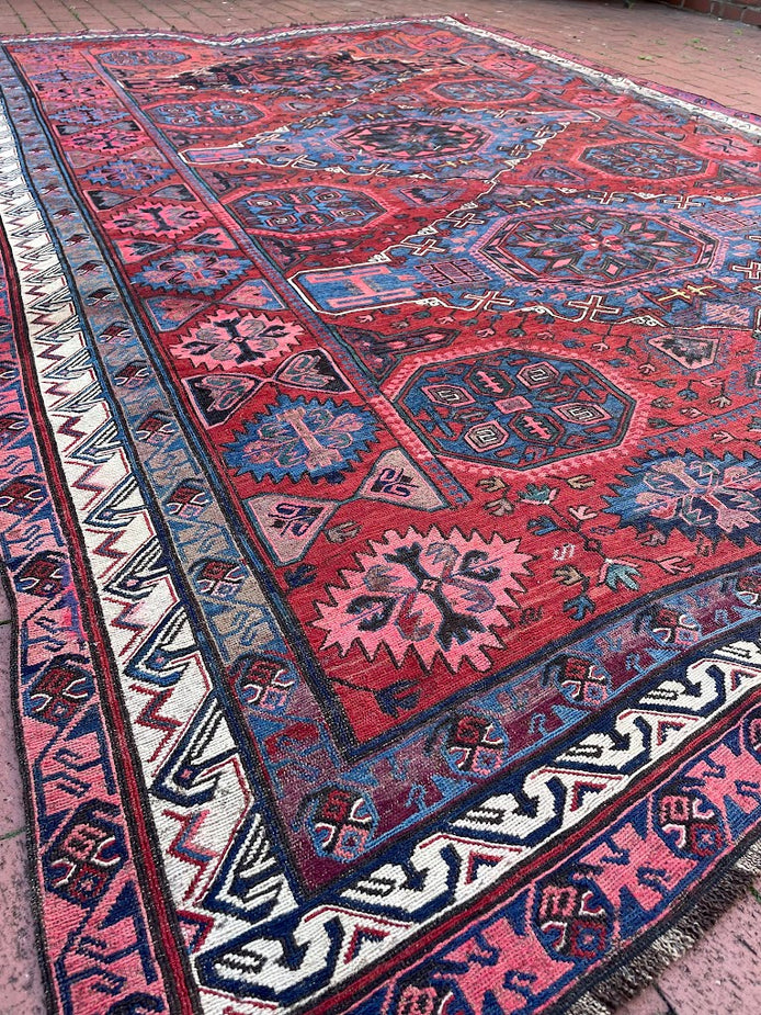 Antique Caucasian Sumak 6'10 x 10'5