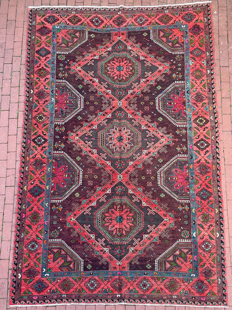 Antique Caucasian Sumak 7'4 x 12'0