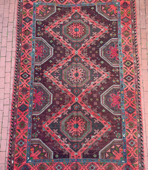 Antique Caucasian Sumak 7'4 x 12'0