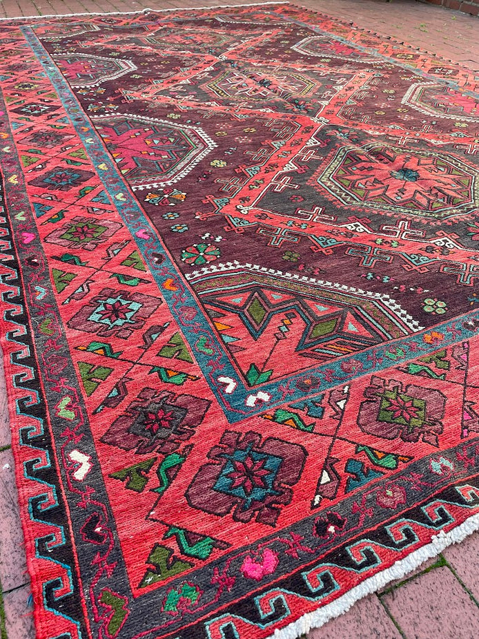 Antique Caucasian Sumak 7'4 x 12'0