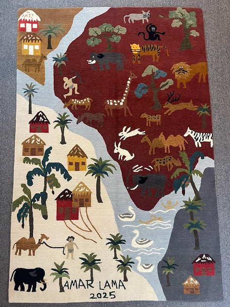 Tibetan Village 4'0 x 6'0