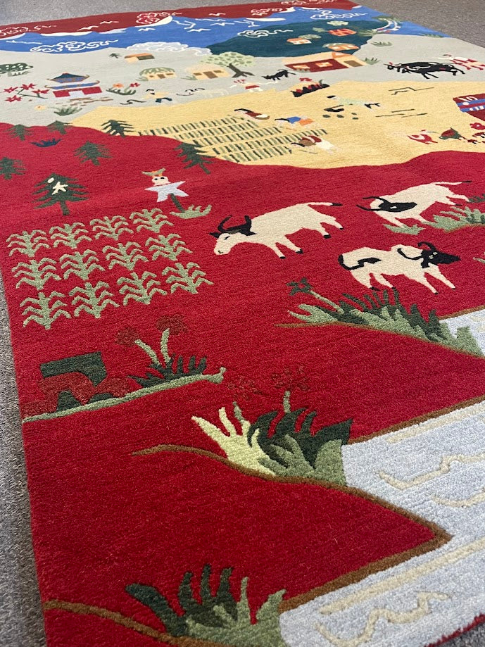 Tibetan Village 4'0 x 6'0