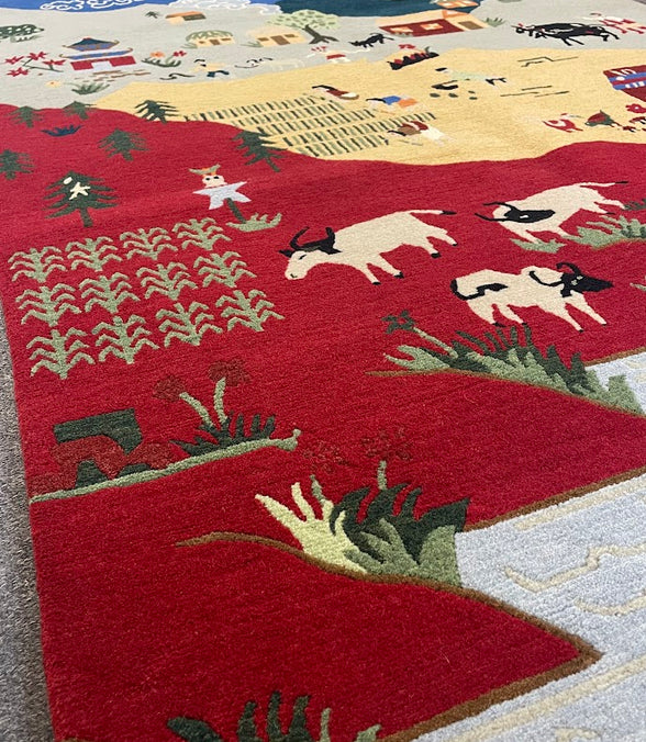 Tibetan Village 4'0 x 6'0