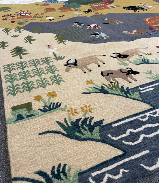 Tibetan Village 4'1 x 6'0