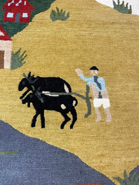 Tibetan Village 4'1 x 6'0