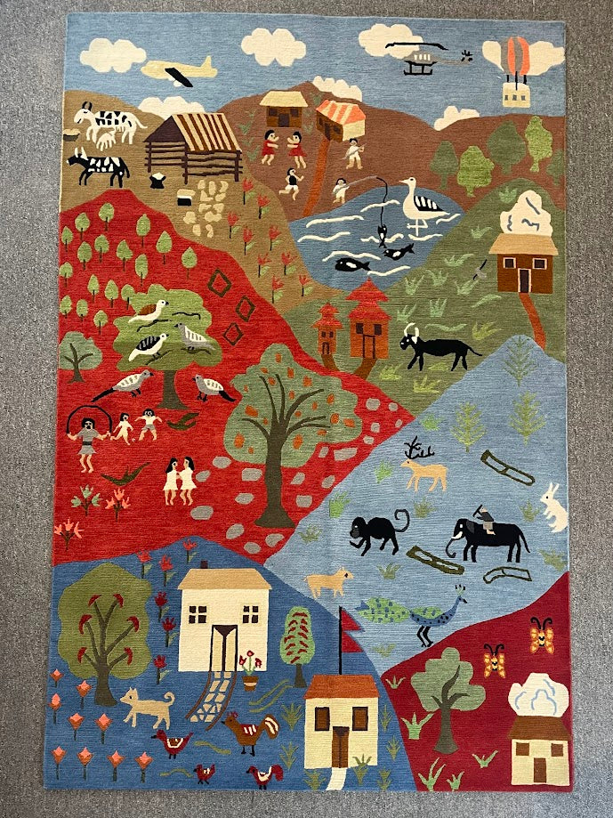 Tibetan Village 4'0 x 6'1