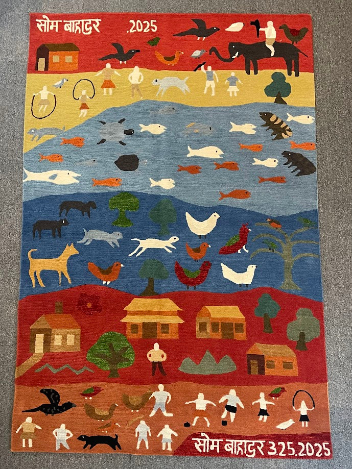 Tibetan Village 4'0 x 6'0