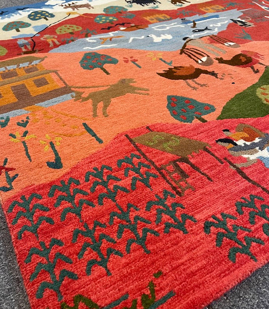 Tibetan Village 4'0 x 4'0