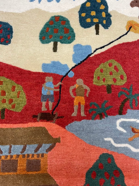 Tibetan Village 4'0 x 4'0