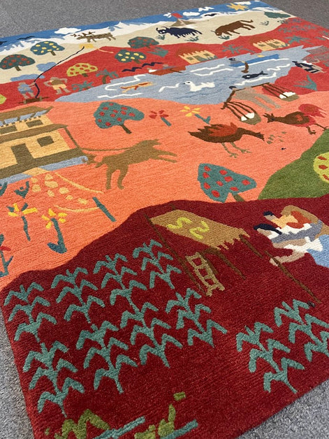 Tibetan Village 4'0 x 4'0