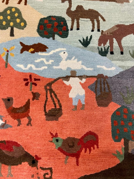 Tibetan Villager 4'1 x 4'1