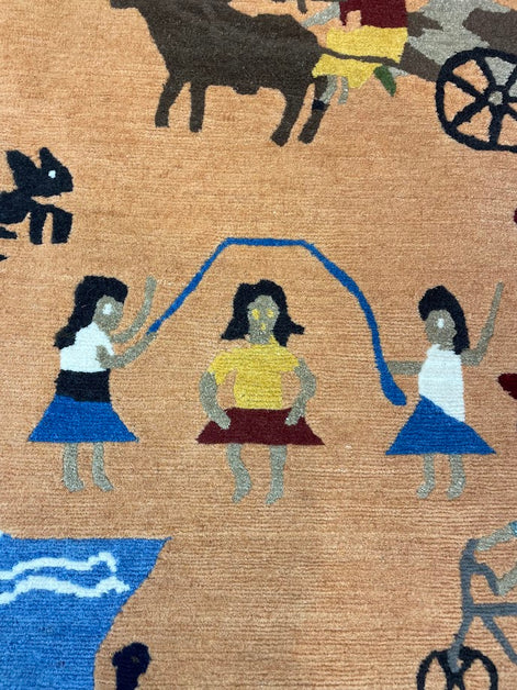 Tibetan Village 3'11x 6'0