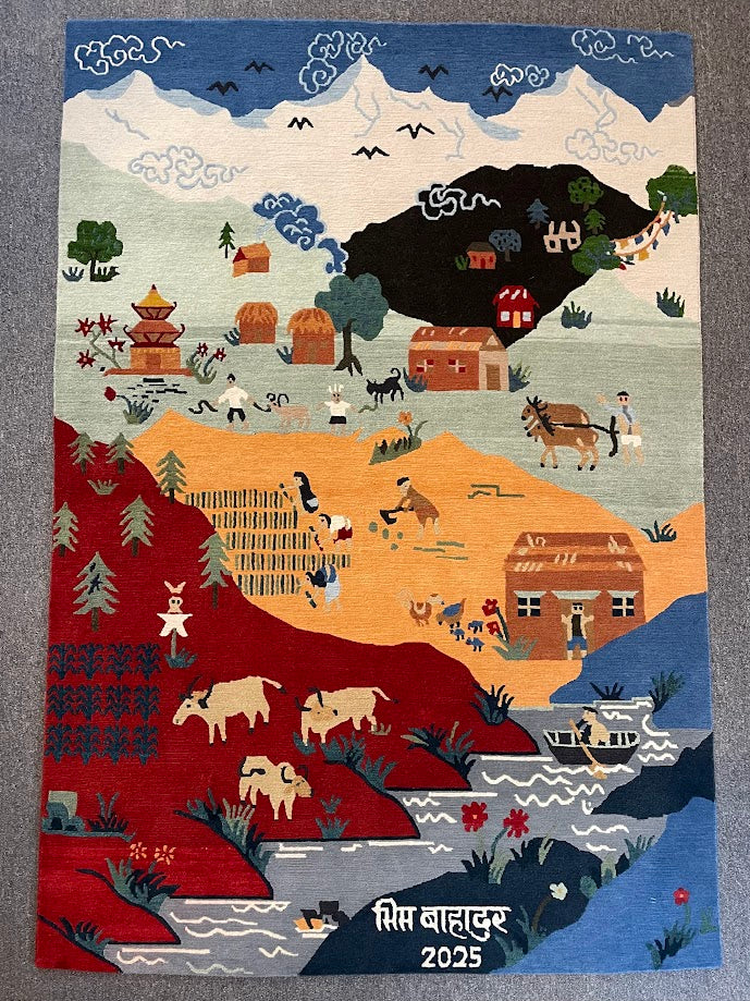 Tibetan Village 4'0 x 6'0